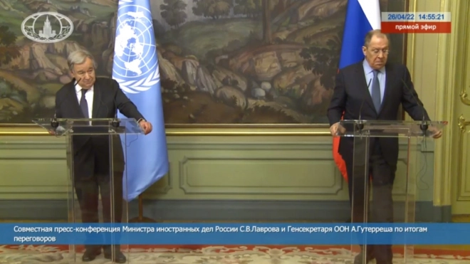 Лавров: Россия выступает за переговорное решение ситуации на Украине