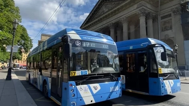 Для Петербурга закупят 23 новых троллейбуса с системой климат-контроля