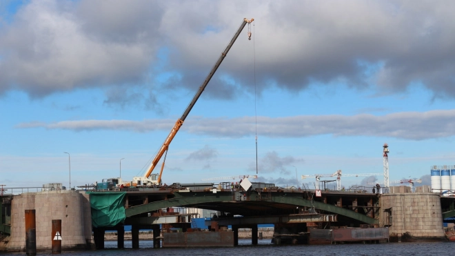 Ночью 24-26 февраля будут выполняться технические разводки Биржевого моста