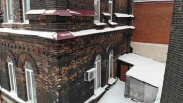 ГАТИ оценила состояние нежилого здания на проспекте Обуховской Обороны с помощью квадрокоптера