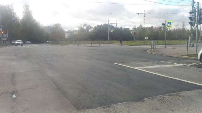 После вмешательства прокуратуры в Красносельском районе провели ремонт дорог