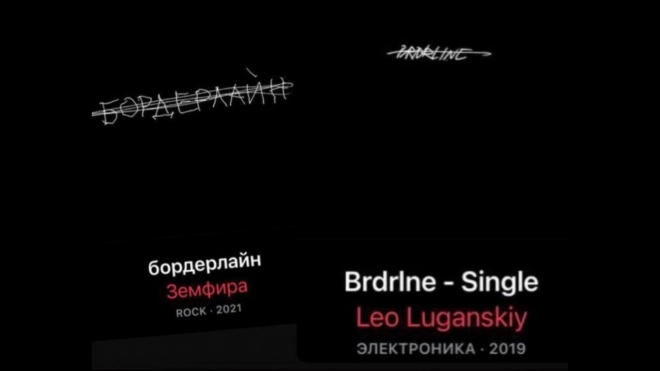 Земфиру обвинили в плагиате обложки для нового альбома "Бордерлайн"