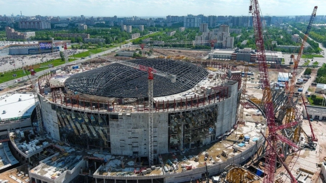 Строительство "СКА Арены" завершено на 75%