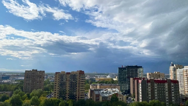 Типичная для июня погода установится в Петербурге в понедельник