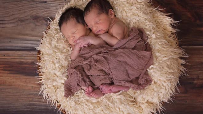 В Ленобласти за прошлую неделю родились семь пар двойняшек