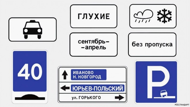 Россиянам сообщили о введении новых дорожных знаков