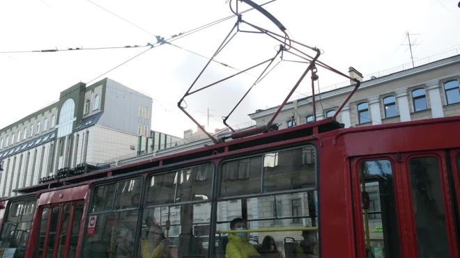 В Петербурге ремонт путей закроет движение трамваев по Лиговскому проспекту до 1 октября