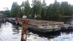 Арт-объект Боремира Бахарева появился на набережной реки Смоленки