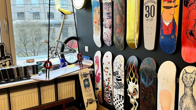 В Петербурге открылся первый в России музей скейтбординга