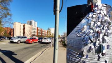 В Шушарах открыли памятник выдающимся местным пробкам  