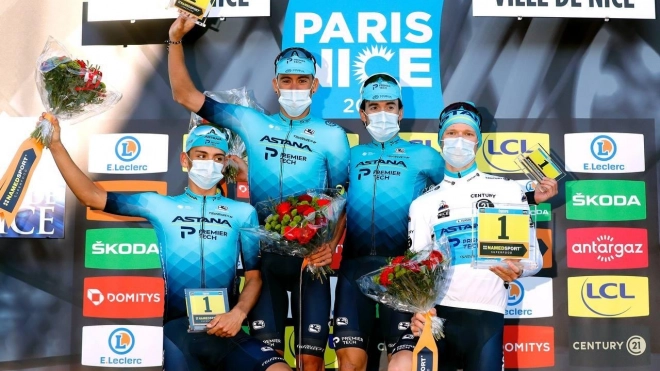 Выборгский велогонщик Александр Власов стал вице-чемпионом гонки "Париж-Ницца"