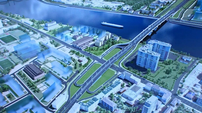 Строительство Большого Смоленского моста в Петербурге планируется на конец 2023 года  