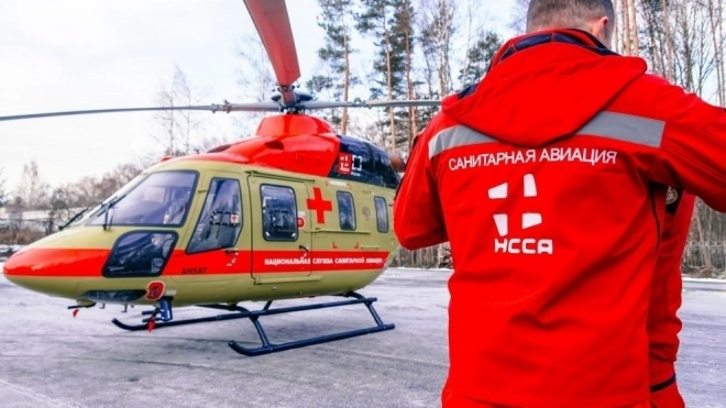 В Сестрорецкой городской больнице № 40 открыли вертолетную площадку для санитарной авиации