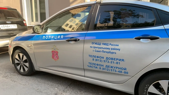 Сотрудники МВД попали в ДТП в Петербурге