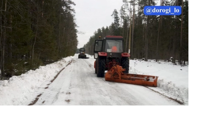 Дорожники Ленобласти за сутки очистили более 4 тысяч километров дорог