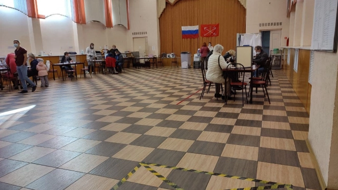 Явка на выборы в ЗакС составила более 21% в Петербурге