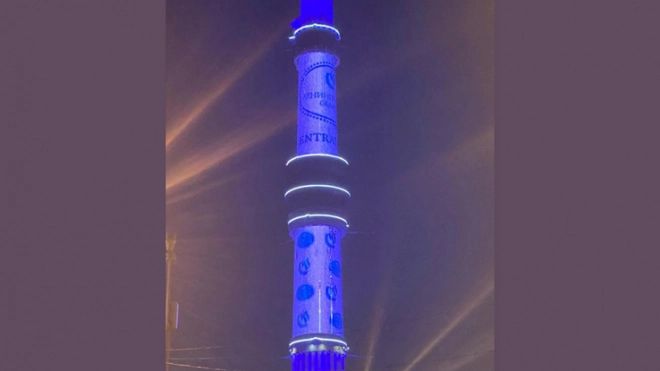 На Останкинской башне появилась ссылка на туристский портал Ленобласти