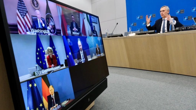 Лидеры стран НАТО согласились ввести против РФ "беспрецедентный пакет санкций"