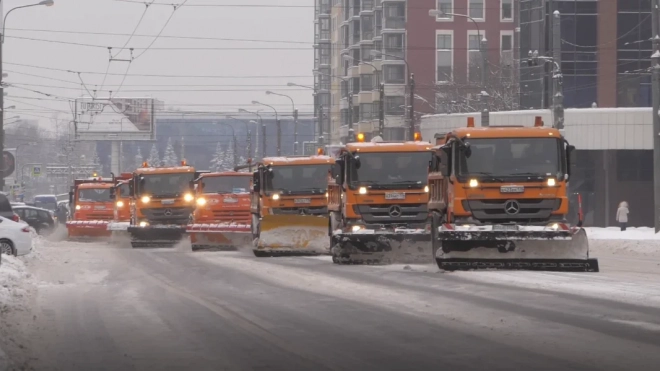 В Петербурге стали меньше жаловаться на скользкие дороги