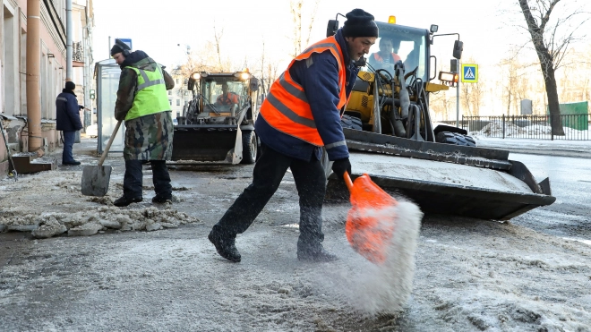 С начала зимы в Петербурге утилизировали 2,6 млн кубометров снега
