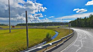 Ремонт КАД у Ржевского лесопарка продлится до конца недели