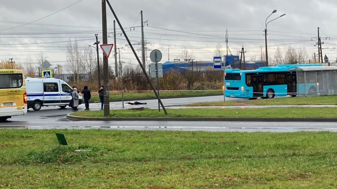 В Петербурге мужчина погиб после нападения на пассажирский автобус с ножами и молотком