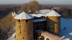 Дрозденко опубликовал фотографии зимней крепости Копорье 