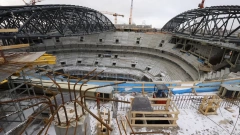 В Петербурге продолжается возведение комплекса "СКА Арена"