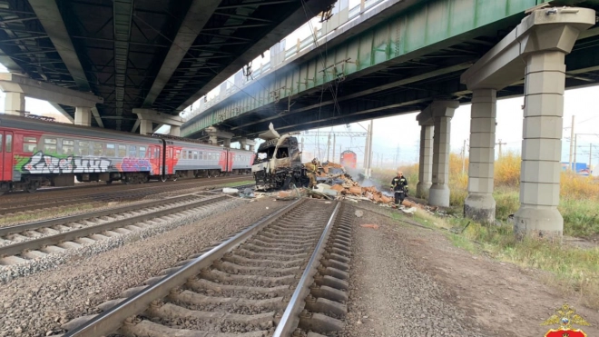 Авария с фурой на Московском шоссе не повлияла на движение поездов