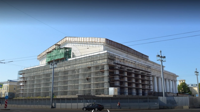 В ноябре завершат реставрацию здания Биржи на стрелке Васильевского острова