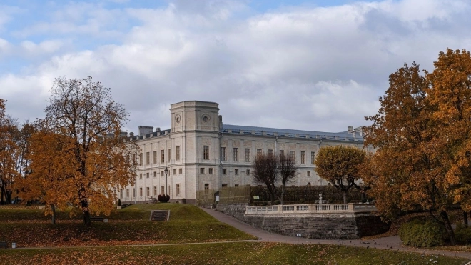 Собственный сад Гатчинского дворца закрывается на  зиму