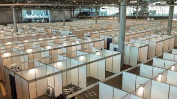 В «Ленэкспо» снова открыли ковидный госпиталь 