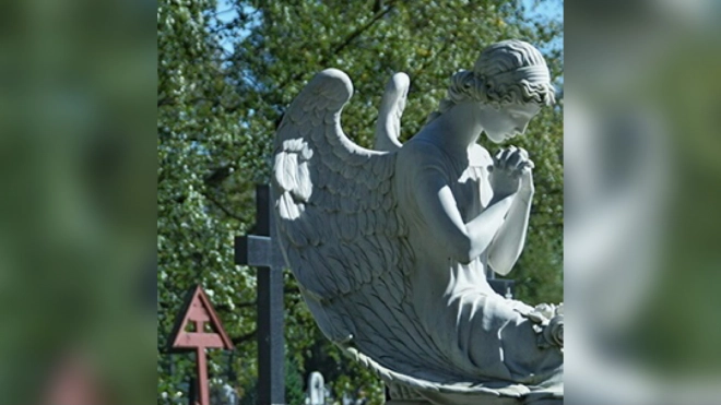 В Петербурге на Серафимовском кладбище установили рамки металлоискателей