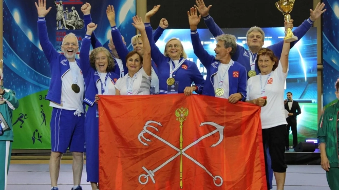 Пенсионеры Петербурга выиграли всероссийскую спартакиаду в Пензе