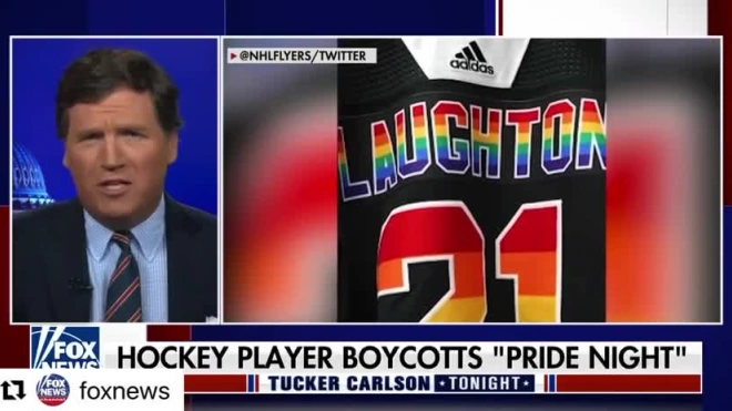 В США назвали героем русского хоккеиста за отказ участвовать в ЛГБТ-акции