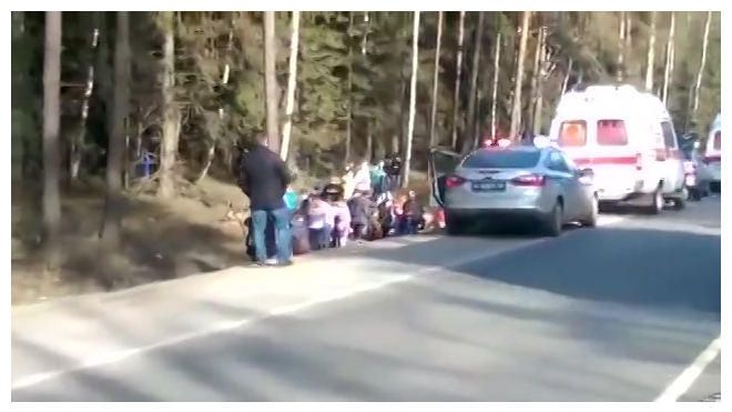 В Подмосковье страшное ДТП: автобус с 40 детьми попал в аварию