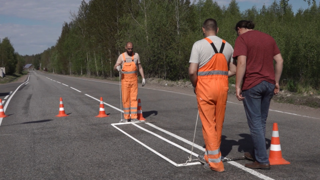 Видео: в Выборге приступили к дорожному ремонту