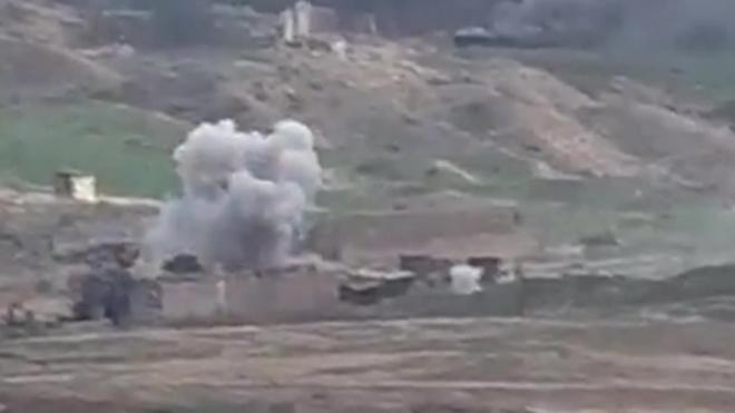 Минобороны Армении сообщило о подбитых азербайджанских танках в районе Нагорного Карабаха