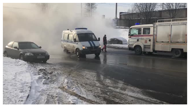 Прорыв теплотрассы на народного полочения