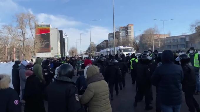 В Самаре задержаны все участники акции в поддержку Навального 