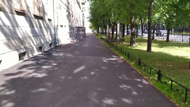 В Московском районе закончили ремонтировать улицу Фрунзе