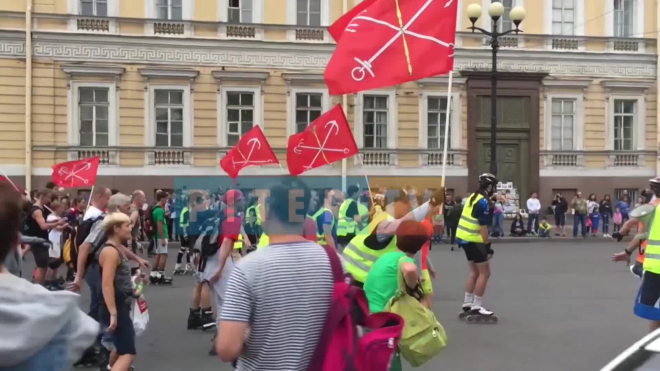 В Петербурге стартовали соревнования роллеров 