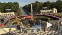 Праздник фонтанов в Петергофе, юбилейный вечер памяти ...
