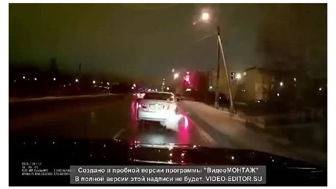 Появилось видео как сбили пешехода в городе Новый Уренгой