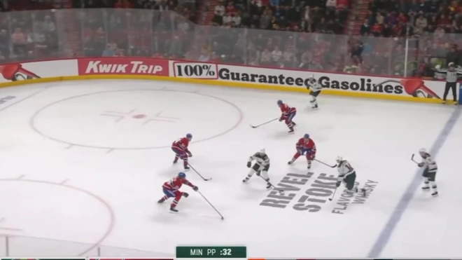 Первый гол Капризова в сезоне помог "Миннесоте" обыграть "Монреаль" в НХЛ