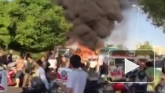 Появилось видео взрыва автобуса в Иерусалиме