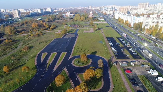 Городские открытия: первая лыжероллерная трасса в Петербурге 