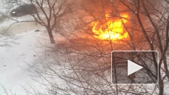 Видео взрыва автомобиля в Луганске где погиб глава народной милиции ЛНР