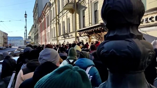 В центре Петербурга задерживают участников протестной акции