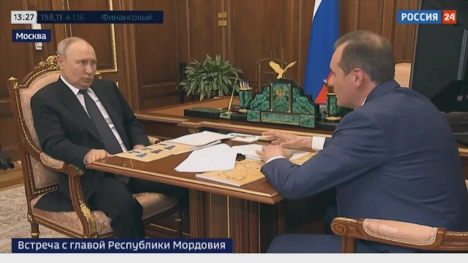 Глава Мордовии рассказал Путину об опыте трудоустройства бывших заключенных